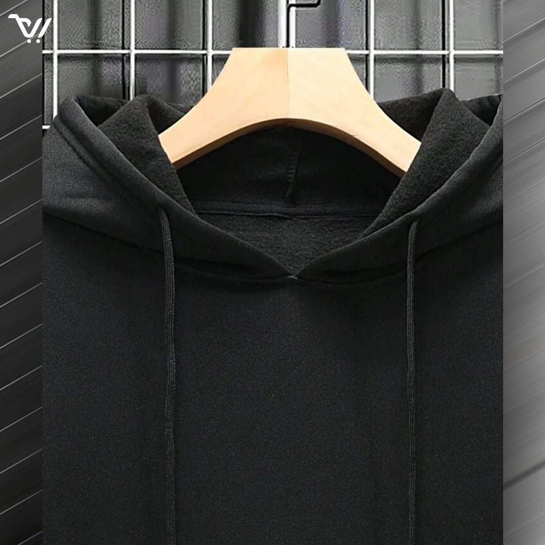 1 Pc Men's Fleece Plain Hoodie